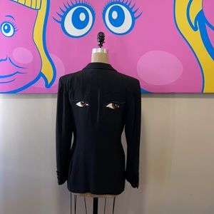 Moschino Couture Black Eyes Blazer